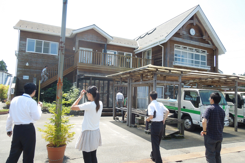 事業説明会での現地視察の様子