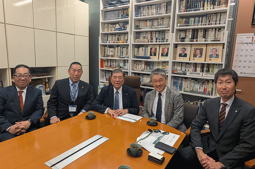 石破茂前総理への申し入れの様子2