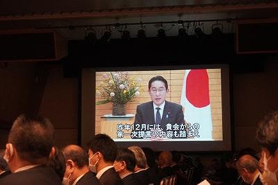 岸田文雄首相ビデオ写真