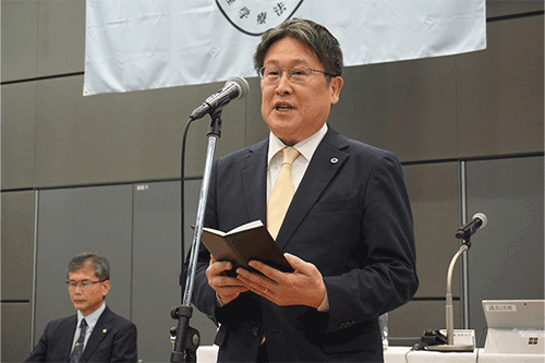 日本看護協会会長秋山智弥様ご祝辞