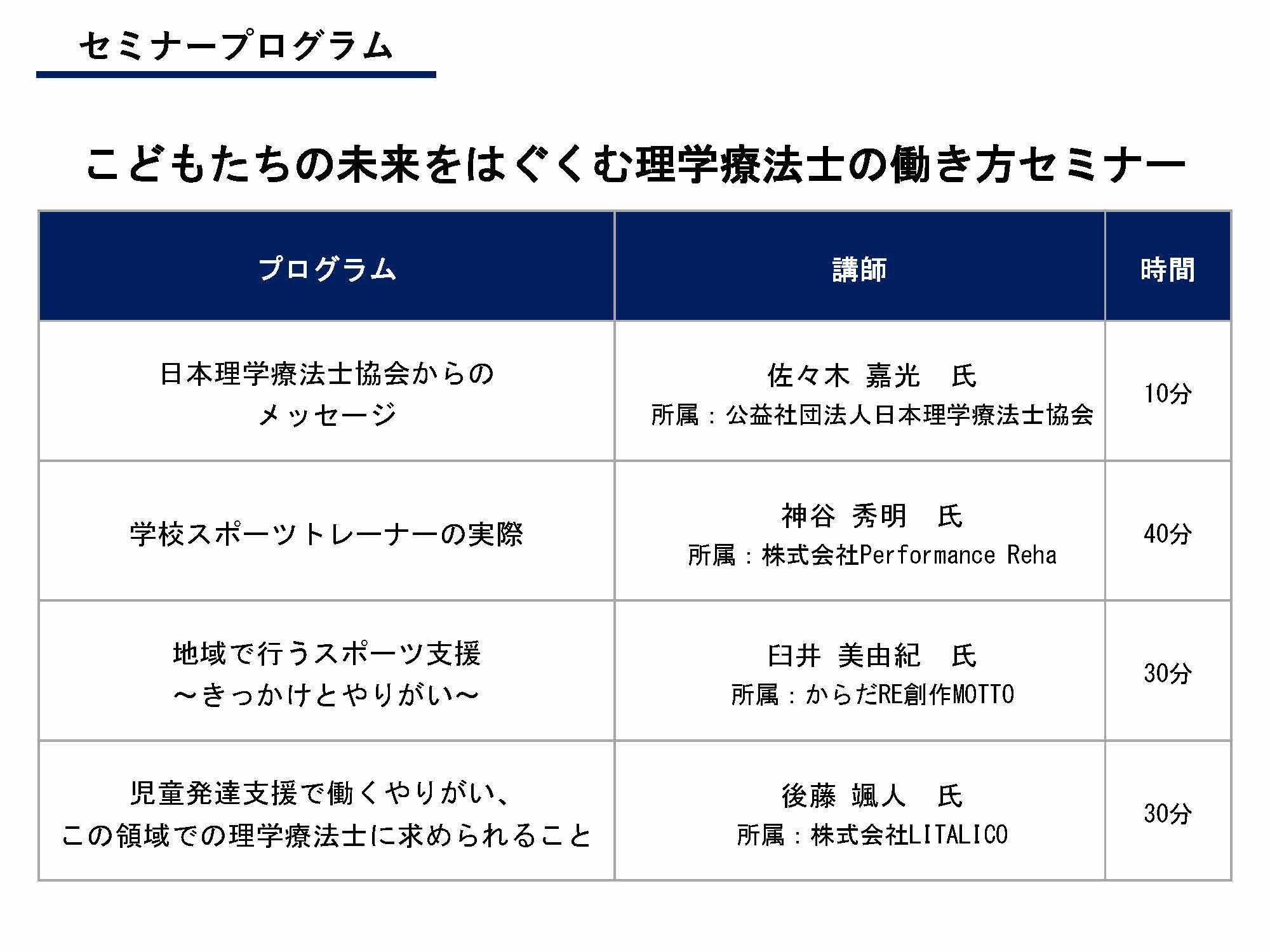 サムネイル　セミナープログラム