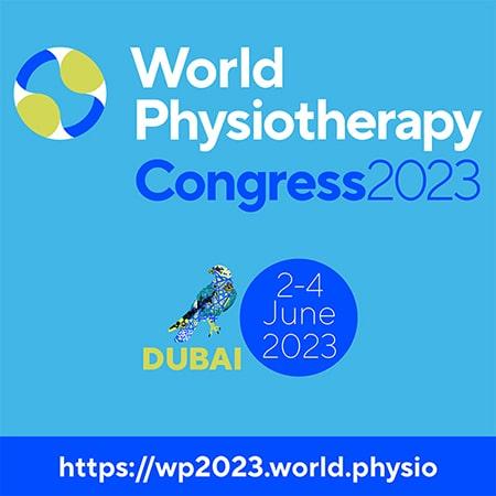 World Physiotherapy2023学会バナー画像